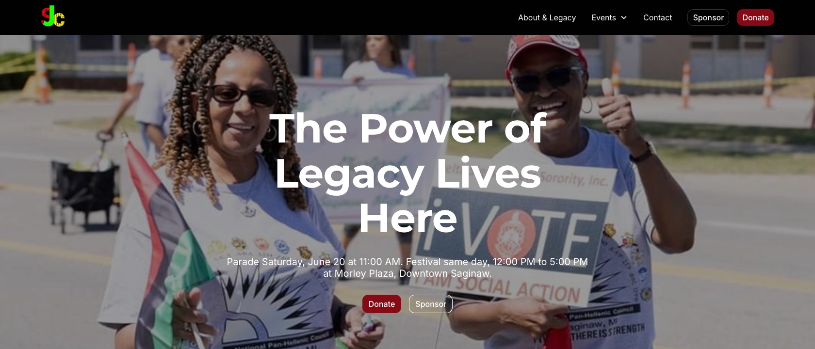 The Saginaw Juneteenth Celebration website